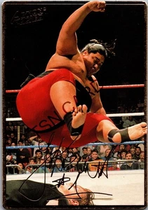 1994 Action Packed WWF WWE - Yokozuna #8 ORO - Foto 1 di 2