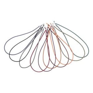 10pz Cordoncino Elastico con Estremità in Metallo: Fascia Elastica ad Ansa 12cm per Maschere Fai da Te Artigianato - Foto 1 di 12