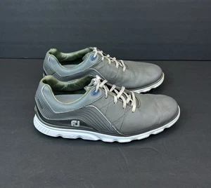 Footjoy Pro SL grau Leder ohne Spikes Golfschuhe wasserdicht Herren Größe 9m - Bild 1 von 9