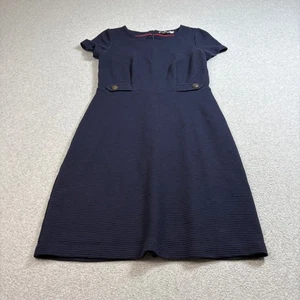 Boden Shift Dress Woman 14 UK 10 Long US Navy Blue Nautical Academia Heritage - Picture 1 of 11