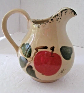 Vintage Sandhurst Apple Pitcher 4 Leaves New Ulm MN 5" Pitcher VGC - Picture 1 of 3