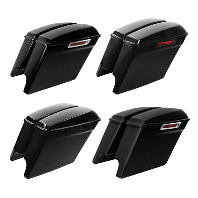 5" Stretched Extended Hard Saddlebags Fit For Harley Touring Street Glide 93-13 - Image 1 of 4