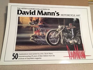 david mann motorcycle art signed (1082) - Picture 1 of 8