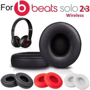 NEW Ear Pad Cushion Replacement For Beats Dr. Dre Solo 3 Wireless - Picture 1 of 7