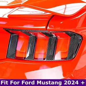 Luces traseras luces decoración cubierta embellecedor para Ford Mustang 2024 2025 fibra de carbono - Imagen 1 de 8