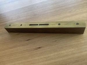 Spirit Level Military - Stunning I & D. SMALLWOOD Mahogany & Brass. Marking 1944 - Picture 1 of 9