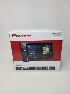 Pioneer AVH120BT Touchscreen 6.2” Double Din DVD/MP3/CD & Bluetooth - Image 1 of 4