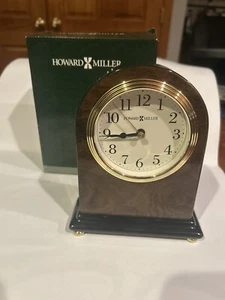 Howard Miller Bedford Table Clock 645-576 Walnut Finish With Quartz Movement - Picture 1 of 17
