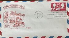 Pent Arts Cachets UC17 CIPEX Stamped Envelope Pony Express to Air Mail 