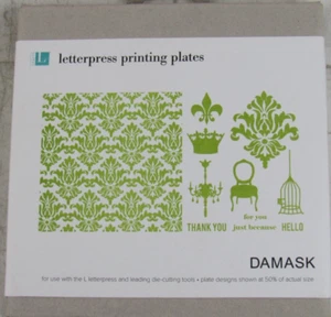 Lifestyle Crafts QuicKutz Everyday letterpress printing plates, L-PP-005-ED - Picture 1 of 2