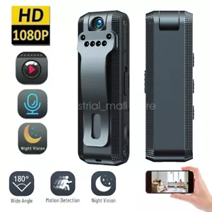 1080P HD Body Camera 180 Lens Night Vision Video Recorder Photography Mini Cam C - Picture 1 of 24