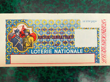 1 Billet Loterie nationale Association Nationale des prêtres anciens combattants