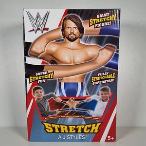 WWE AJ Styles Wrestling Giant Stretch Figur Fully Stretchable Superstar - Neu - Bild 1 von 10