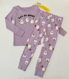 Old Navy Toddler Girl Pajamas 3T Pajama Pants Shirt 2 PC Set Cute Halloween Pjs - Picture 1 of 4