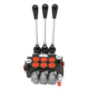 3 Spool Hydraulic Directional Control Valve Pressure Valves 11 GPM for Loaders - Picture 1 of 10