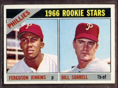 1966 Topps Set-Break #254 Ferguson Jenkins RC como nuevo *Jaysace* Foto 1 de 2