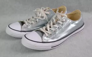 Converse Chuck Taylor All Star OX Metallizzate Lacci Bassi Uomo 7 Wmn's 9 - Foto 1 di 12
