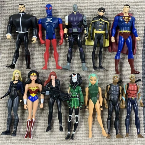 DC UNIVERSE YOUNG JUSTICE Comics Aqualad Robin Atom Aquaman Flash Action Figures Cover