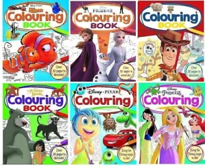 NEW - Disney COLOURING FUN Disney animals, Toy Story, Frozen, Nemo, Jungle Book - Picture 1 of 19