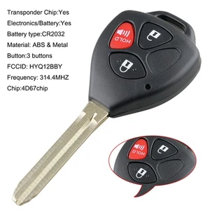 For 2008 2009 2010 2011 2012 Scion xB Car Remote Keyless Entry Key Fob HYQ12BBY - Picture 1 of 11