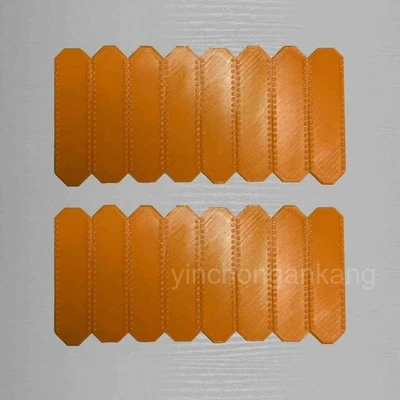 3D Printed For Hot Wheels Track Connectors Set of 16 - orange - Image 1 of 4