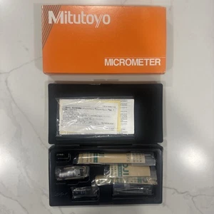Mitutoyo 141-205 Inside Micrometer, 0.01mm Resolution, 50-200mm Range Japan - Picture 1 of 10