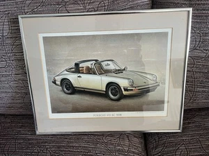 Porsche 911 SC 1978 Drawing Print By AP Hoek - From 1986 - Picture 1 of 5