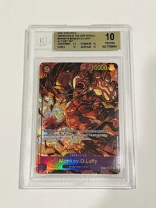 Emperors in the New World OP09 - Monkey D Luffy SEC Alternate Alt Art BGS 10 ENG - Picture 1 of 2