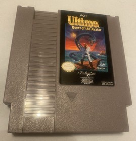 Ultima Quest of the Avatar - 1990 NES Nintendo Game - Cart Only - TESTED!