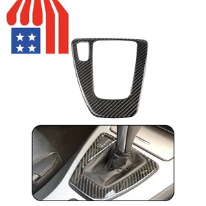 Carbon Fiber Gear Shift Panel Sticker Trim For BMW 3 Searies E90 2005-12 - Picture 1 of 9