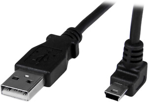 1M Mini USB Cable Cord - a to up Angle Mini B - up Angled Mini USB Cable - 1X US