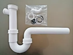 Spülen Sifon 1 1/2" Geräteanschluss Siphon Ablaufgarnitur Abfluss Spüle Küche - Bild 1 von 13