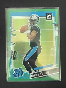 2023 Panini Donruss Optic Bryce Young Rated Rookie Green Prizm #213 Panthers - Picture 1 of 1