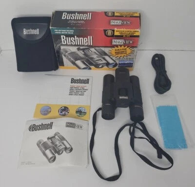 BUSHNELL Image View BINOCULARS With Built in DIGITAL CAMERA 8X21 Software Manual - Image 1 of 4