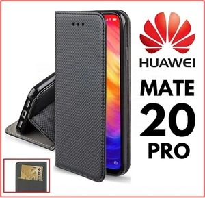 CUSTODIA A PORTAFOGLIO LIBRO per HUAWEI MATE 20 PRO COVER FLIP MAGNETICA PELLE - Foto 1 di 6