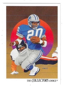 1991 UPPER DECK BARRY SANDERS TEAM CHECKLIST #89 DETROIT LIONS - Picture 1 of 2