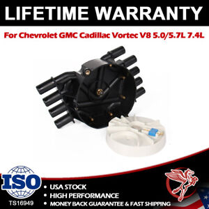 Distributor Cap Rotor For Chevrolet GMC C1500 96-99 V8 5.0L 5.7L Suburban 350cid