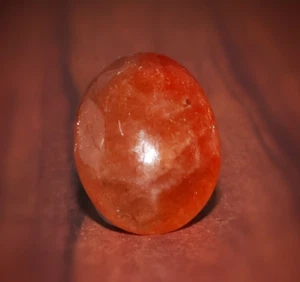 Piedra solar natural cabujón gema fuego piedra solar cabina piedra preciosa 6,60 quilates 15x11 mm - Imagen 1 de 3