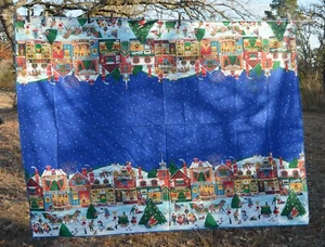 TABLECLOTH from vTG `93 Christmas Village Our Town by Sharon Kessler - Picture 1 of 1