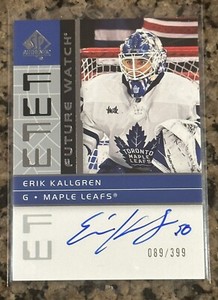 2022-23 Upper Deck SP Authentic Hockey Erik Kallgren Future Watch Retro SP #/399