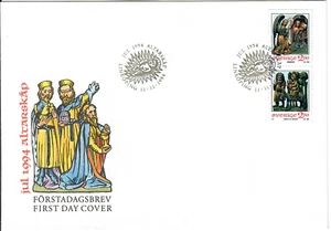 Sweden - FDC - 11 Nov 1994 - Altar Pieces - #311 - Picture 1 of 2