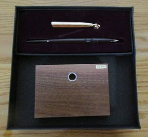 Sheaffer Vintage Schreibtisch Set Kugelschreiber auf Nussbaumfuß W05 - Bild 1 von 7