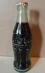 COCA-COLA 6 Fl. Oz. Bottle w/Embossed Registered Trademark~Full~Muncie, IN - Picture 1 of 7