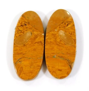 31 Ct 100% Natural Mariam Jasper Pair Oval Cabochon 31x14x4 MM Gemstone BF=0361 - Picture 1 of 7