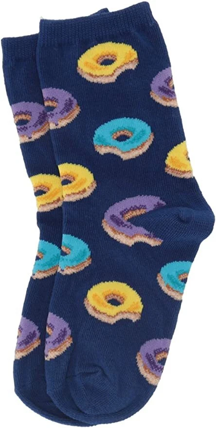 Calcetines Hotsox Kids Donut (S/M), azul oscuro, 1 par, pequeños/medianos Foto 1 de 1