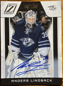 2010-11 Zenith Rookie Autograph Anders Lindback #200 #’d 712/999 - Picture 1 of 3