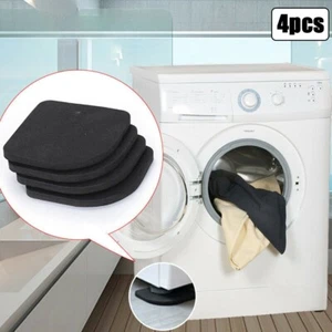 Schwingungsdämpfer Waschmaschine Anti Rutsch Pads Set Trockner Gummifüße Neu - Bild 1 von 11