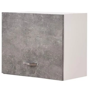 Pensile da Cucina Sopracappa Muro Armadio Sospeso Parete Colore Grigio Cemento - Foto 1 di 5