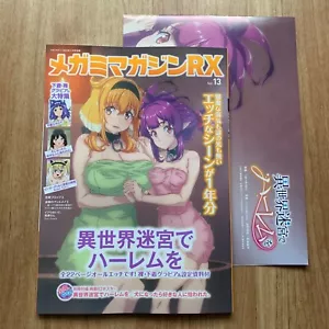 Megami Magazine RX Vol.13 2023 Nov ISEKAI Anime Fantasía Ilustración con Póster - Imagen 1 de 24