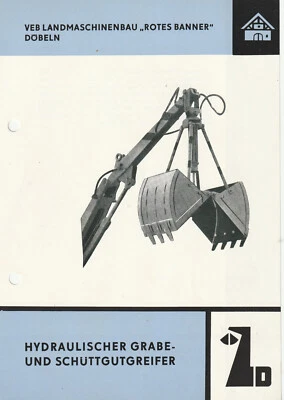 DDR Prospekte VEB Landmaschinenbau Rotes Banner Döbeln (2) - Bild 1 von 4